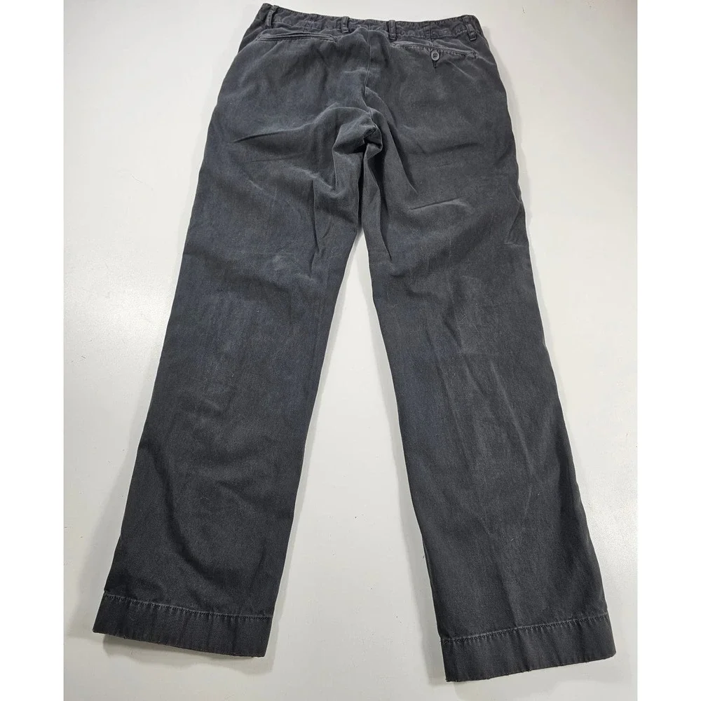 J crew size 30x30 dark green dress pants chino career casual ^